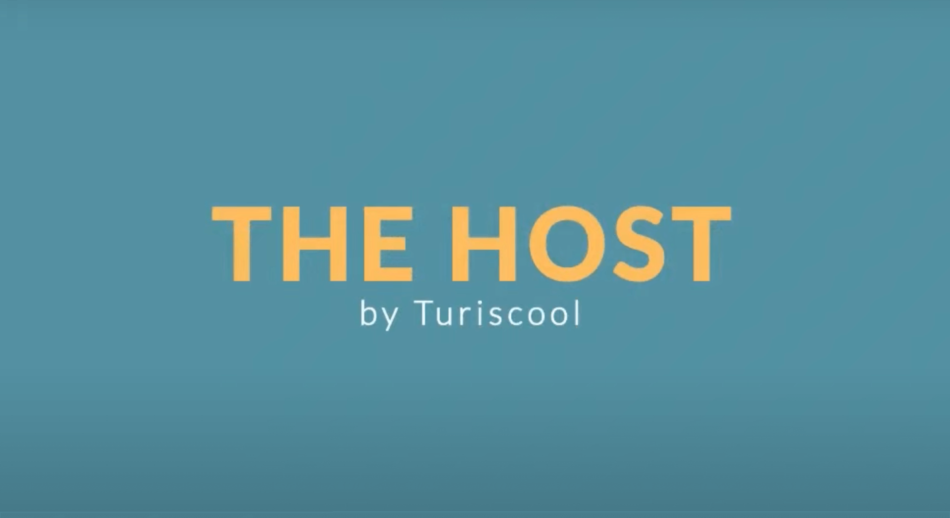 The Host by TuriSCool - organizaciones data driven - juan jesús velasco