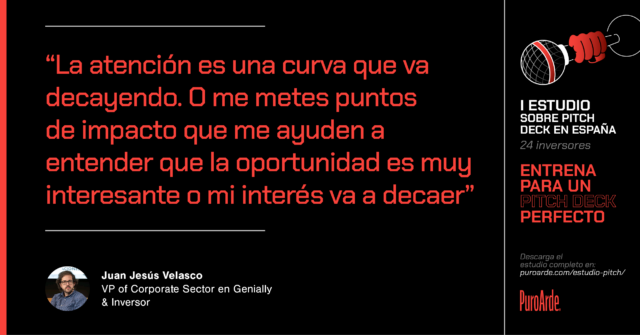 Curva de atención pitch deck juan jesús velasco