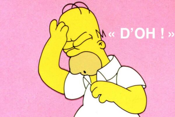 D'oh moment