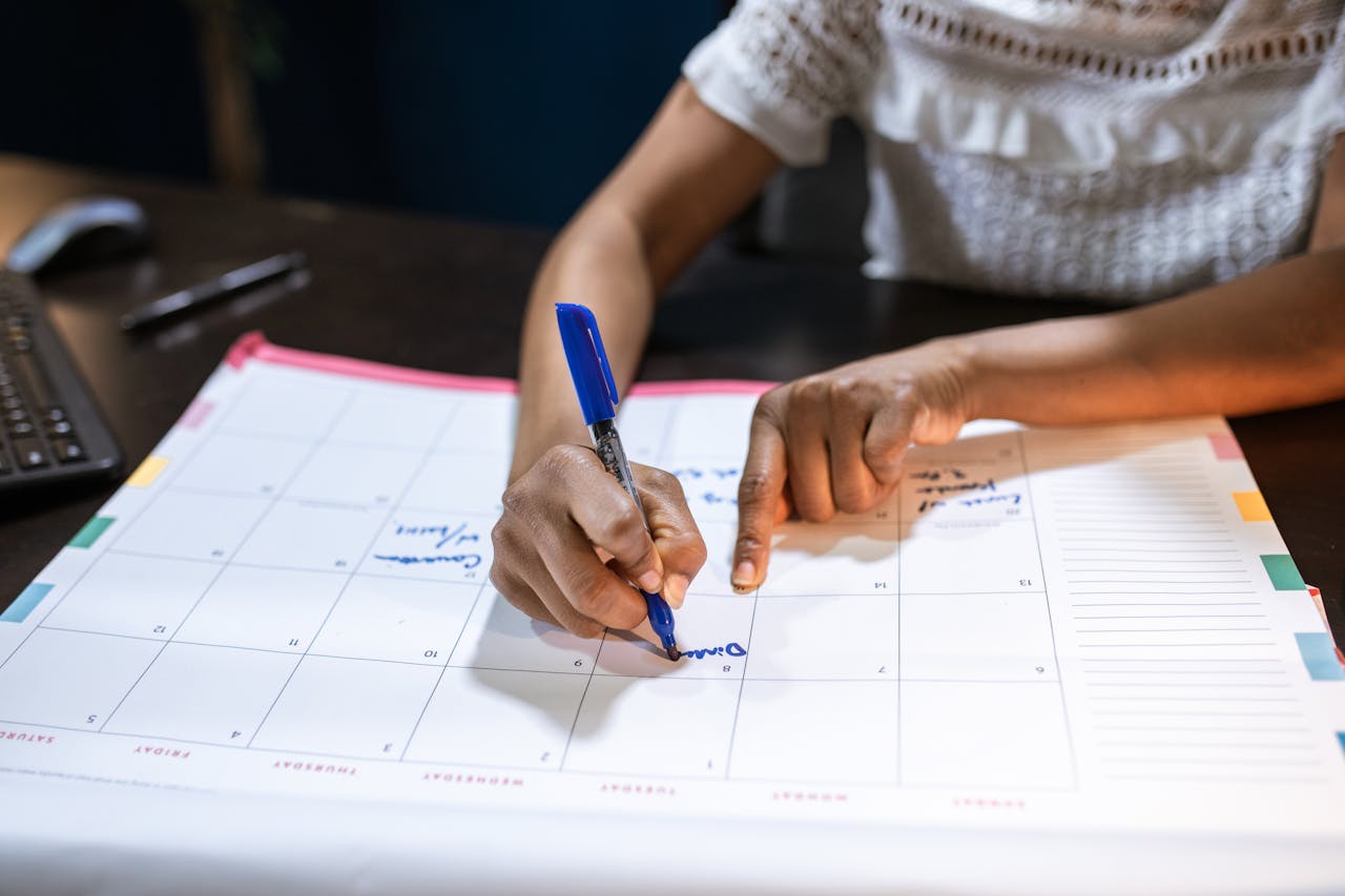 Calendario - stop doing list