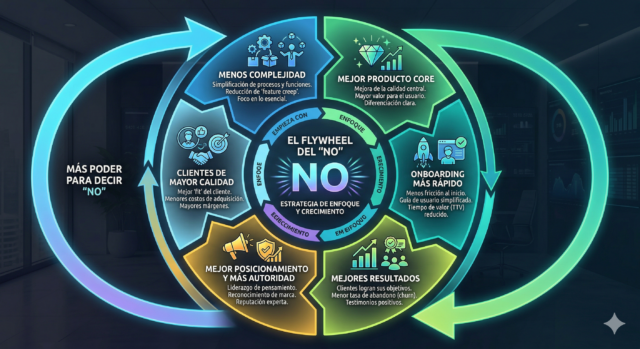 Flywheel del NO - SaaS